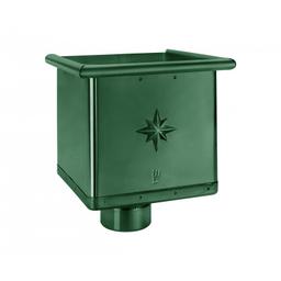 Sabirni kotlič kubni ekscentričan - Aluminijum obojeni - Mahovinasto zelena - Slika 1